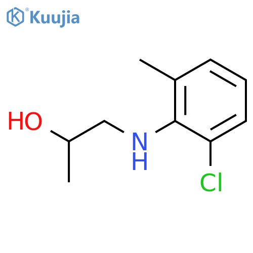 2-Propanol, 1-[(2-chloro-6-methylphenyl)amino]- structure