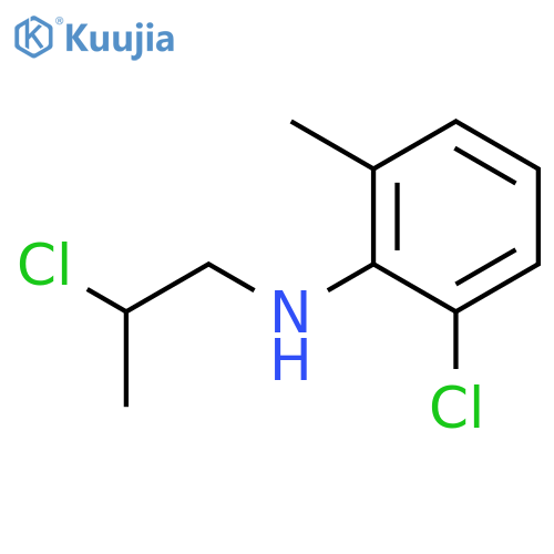 BENZENAMINE, 2-CHLORO-N-(2-CHLOROPROPYL)-6-METHYL- structure
