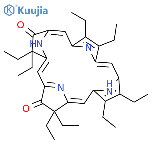 21H,23H-Porphine-2,7(3H,8H)-dione, 3,3,8,8,12,13,17,18-octaethyl- structure