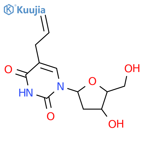 Uridine,2'-deoxy-5-(2-propenyl)- (9CI) structure