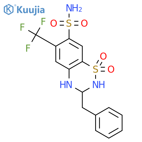 Bendroflumethiazide structure