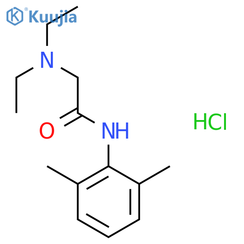 lidocaine hydrochloride structure