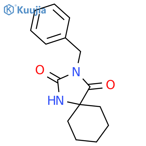 3-benzyl-1,3-diazaspiro[4.5]decane-2,4-dione structure