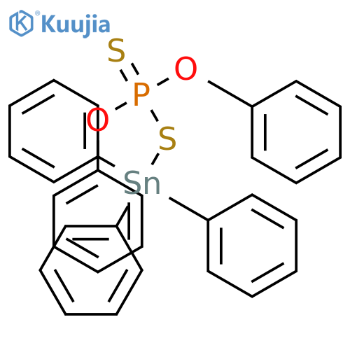 Stannane, [(diphenoxyphosphinothioyl)thio]triphenyl- structure