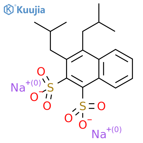 Naphthalenedisulfonic acid, bis(2-methylpropyl)-, sodium salt (1:2) structure