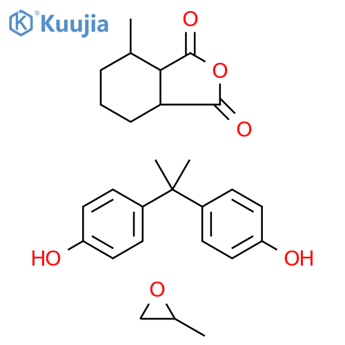 1,3-Isobenzofurandione,hexahydro-4-methyl-,polymerwith4,4'-(1-methylethylidene)bis[phenol]andmethyloxirane structure