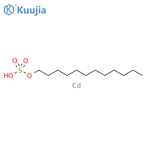 Sulfuric acid, monododecyl ester, cadmium salt (2:1) structure