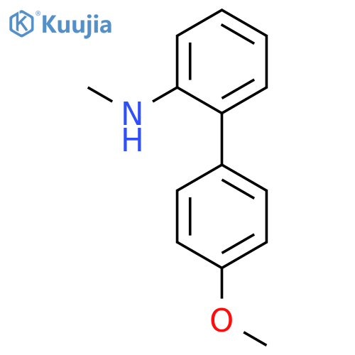 [1,1'-BIPHENYL]-2-AMINE, 4'-METHOXY-N-METHYL- structure