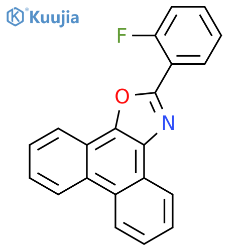 Phenanthro[9,10-d]oxazole, 2-(2-fluorophenyl)- structure