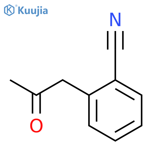2-(2-oxopropyl)benzonitrile structure