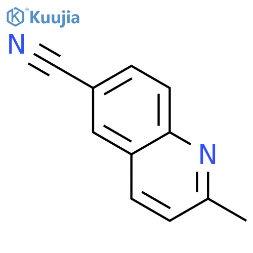 2-Methylquinoline-6-carbonitrile structure
