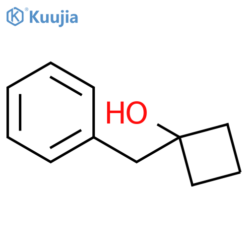 1-benzylcyclobutan-1-ol structure