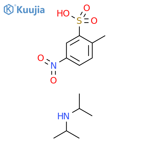 Benzenesulfonicacid,2-methyl-5-nitro-,homopolymer,compd.withN-(1-methylethyl)-2-propanamine structure