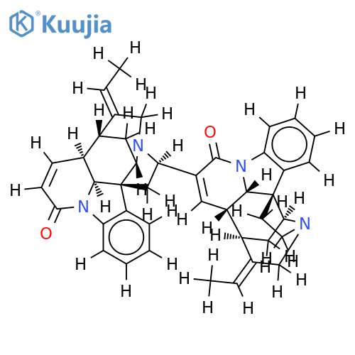 11,12,11',12'-tetradehydro-[11,18']bi[12,23-seco-24-nor-strychnidine]-10,10'-dione structure