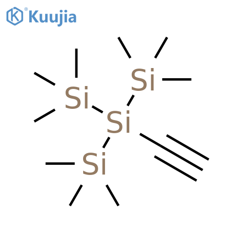 Trisilane, 2-ethynyl-1,1,1,3,3,3-hexamethyl-2-(trimethylsilyl)- structure