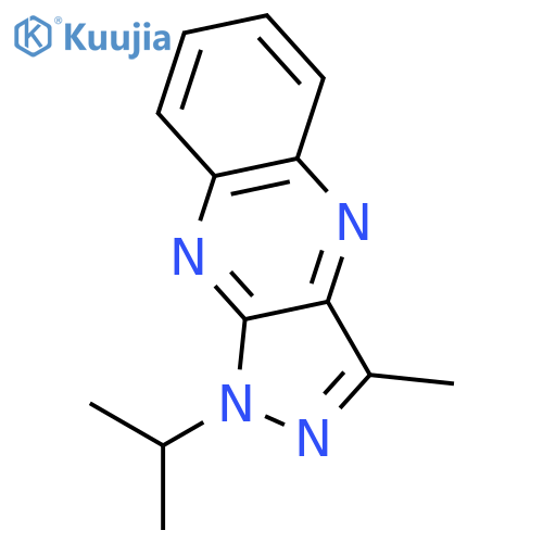 1H-Pyrazolo[3,4-b]quinoxaline, 3-methyl-1-(1-methylethyl)- structure