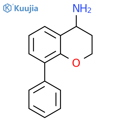 8-phenyl-3,4-dihydro-2H-1-benzopyran-4-amine structure