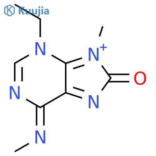 (6E)-3-Ethyl-9-methyl-6-(methylimino)-3,6,7,9-tetrahydro-8H-purin-8-one structure