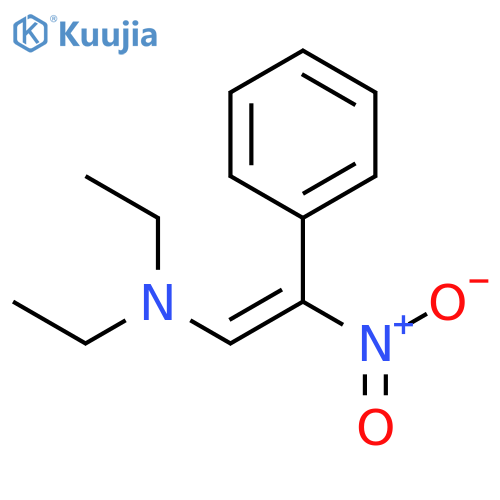 ETHENAMINE, N,N-DIETHYL-2-NITRO-2-PHENYL-, (1E)- structure