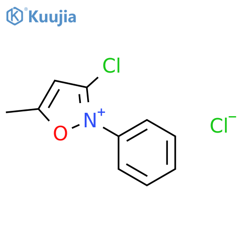 Isoxazolium, 3-chloro-5-methyl-2-phenyl-, chloride structure