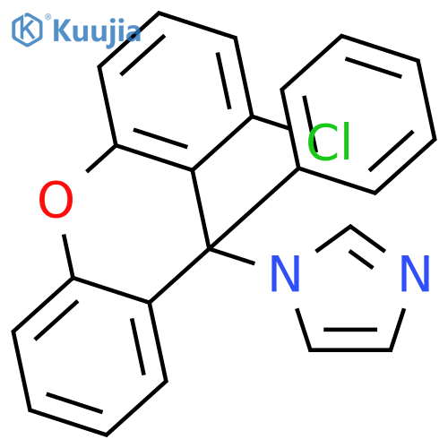 1H-Imidazole,1-(1-chloro-9-phenyl-9H-xanthen-9-yl)- structure