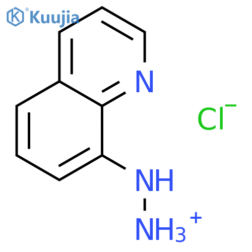 Quinoline,8-hydrazinyl-, hydrochloride (1:1) structure