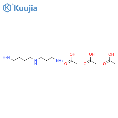 1,4-BUTANEDIAMINE, N-(3-AMINOPROPYL)-, TRIACETATE structure
