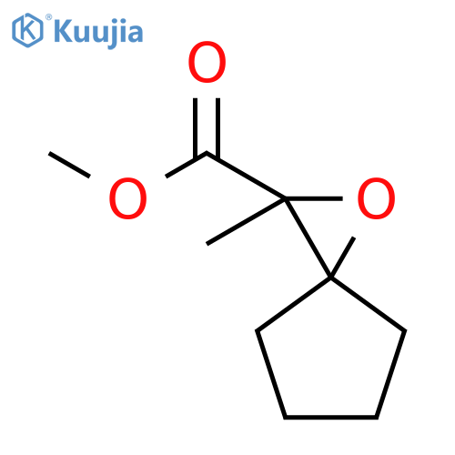 1-OXASPIRO[2.4]HEPTANE-2-CARBOXYLIC ACID, 2-METHYL-, METHYL ESTER structure