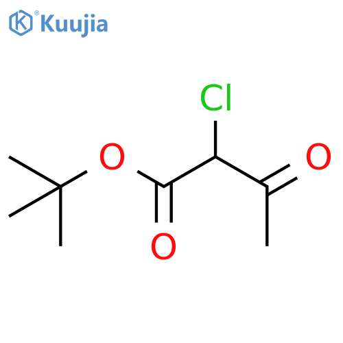 tert-butyl 2-chloro-3-oxobutanoate structure