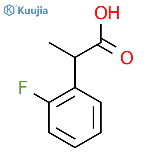 2-(2-Fluorophenyl)propanoic acid structure