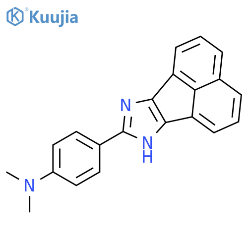 Benzenamine, 4-(7H-acenaphth[1,2-d]imidazol-8-yl)-N,N-dimethyl- structure