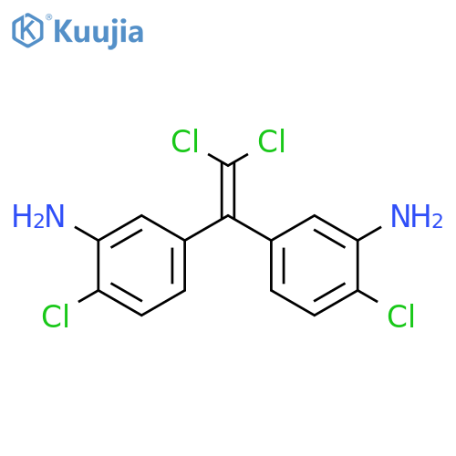 {5-1-(3-Amino-4-chlorophenyl)-2,2-dichlorovinyl-2-chlorophenyl}amine structure