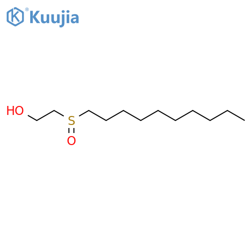 2-(decylsulphinyl)ethanol structure