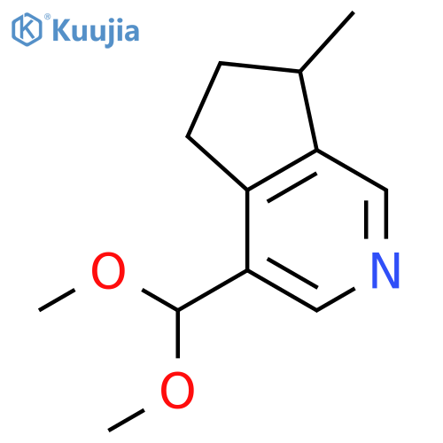 4-dimethoxymethyl-7-methyl-6,7-dihydro-5H-[2]pyrindine structure