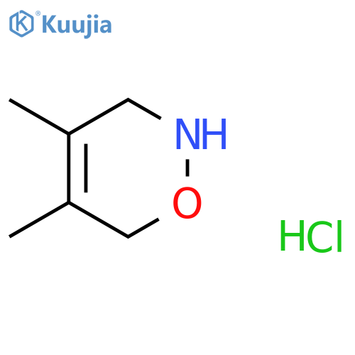 4,5-Dimethyl-3,6-dihydro-2H-1,2-oxazine hydrochloride structure