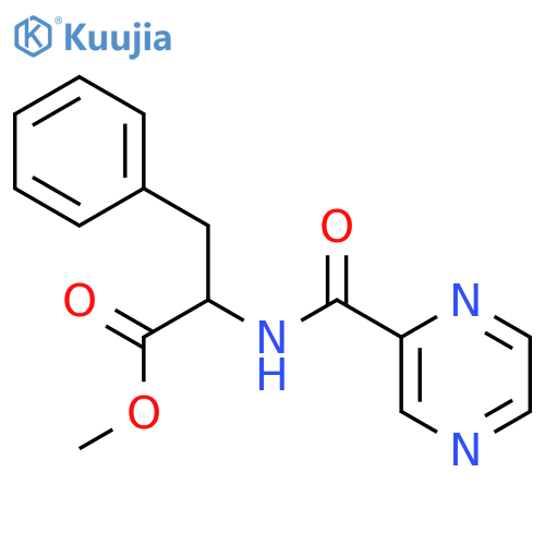 N-Pyrazinylcarbonyl-L-phenylalanine Methyl Ester structure