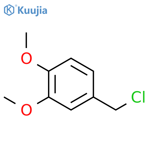 3,4-Dimethoxybenzyl chloride structure