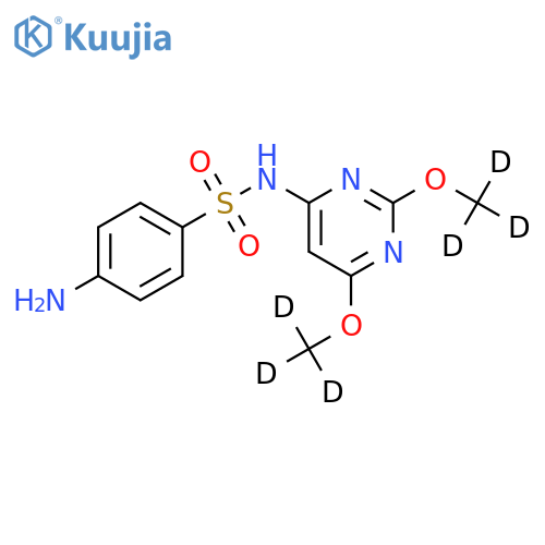 Sulfadimethoxine-d6 structure