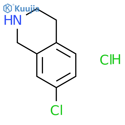 7-Chloro-1,2,3,4-tetrahydroisoquinoline hydrochloride structure