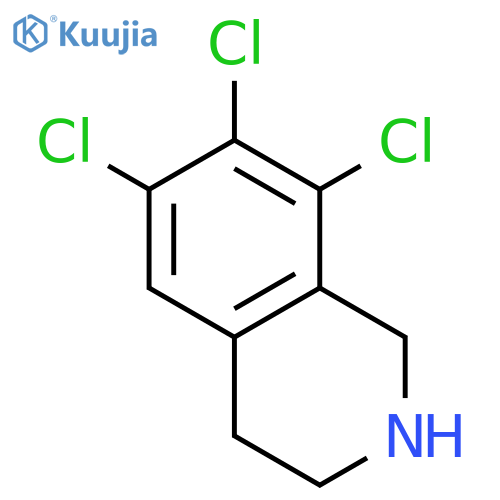 Isoquinoline, 6,7,8-trichloro-1,2,3,4-tetrahydro- structure