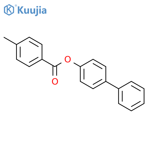 [1,1'-Biphenyl]-4-yl 4-methylbenzoate structure