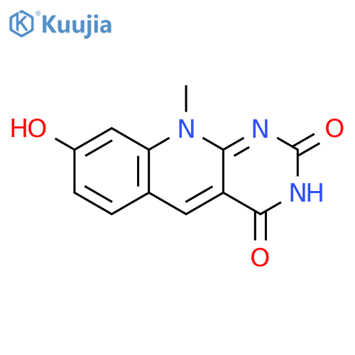 10-methylpyrimido[4,5-b]quinoline-2,4,8(1H,3H,10H)-trione structure