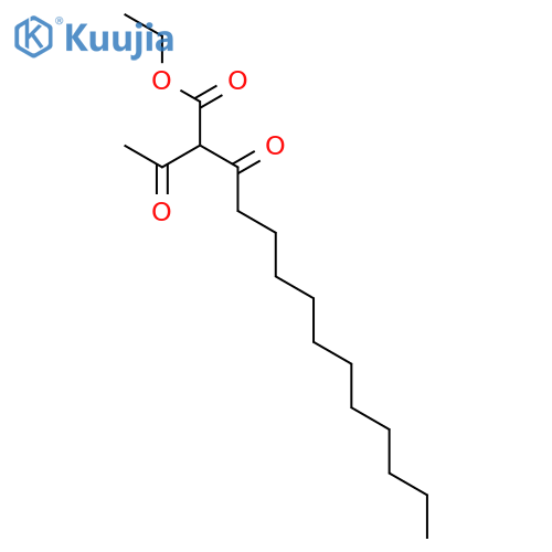 2-acetyl-3-oxo-tetradecanoic acid ethyl ester structure