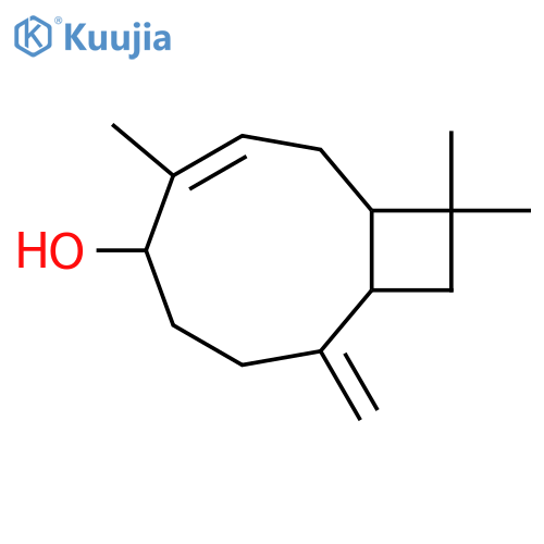 (1R,3E,5R,9S)-4,11,11-trimethyl-8-methylidenebicyclo[7.2.0]undec-3-en-5-ol structure
