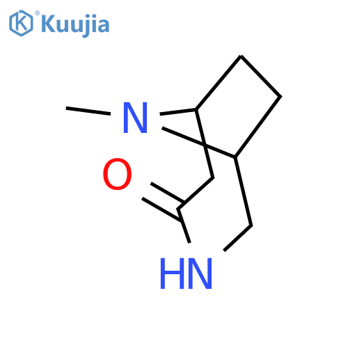 9-methyl-3,9-Diazabicyclo[4.2.1]nonan-4-one structure