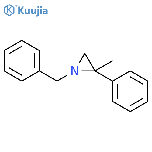 Aziridine, 2-methyl-2-phenyl-1-(phenylmethyl)- structure
