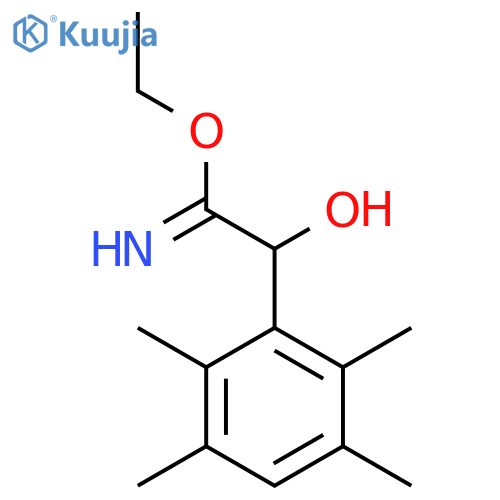 Benzeneethanimidicacid, a-hydroxy-2,3,5,6-tetramethyl-,ethyl ester structure