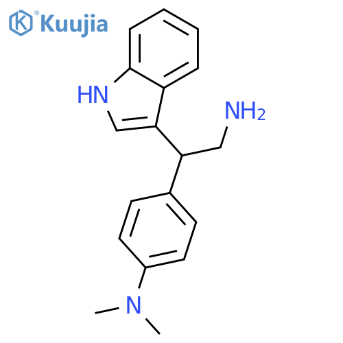 4-2-Amino-1-(1H-indol-3-yl)ethyl-N,N-dimethylaniline structure