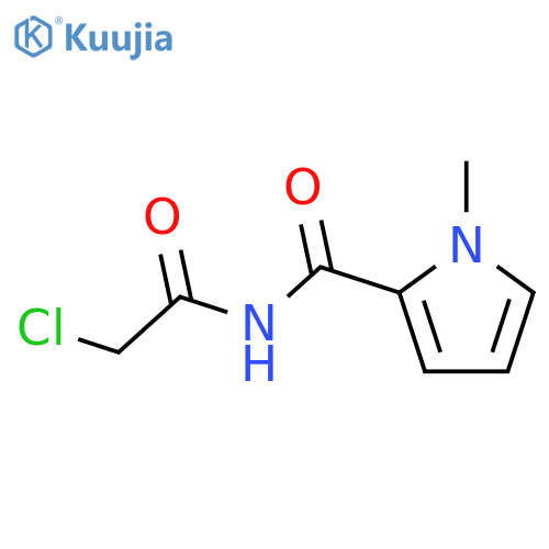 N-(2-chloroacetyl)-1-methyl-1H-pyrrole-2-carboxamide structure