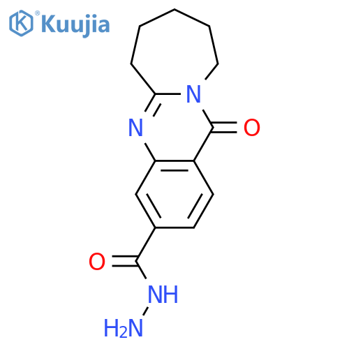 12-oxo-6,7,8,9,10,12-hexahydroazepino[2,1-b]quinazoline-3-carbohydrazide structure